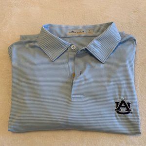 Peter Millar Auburn Polo Golf Shirt Featherweight - Large